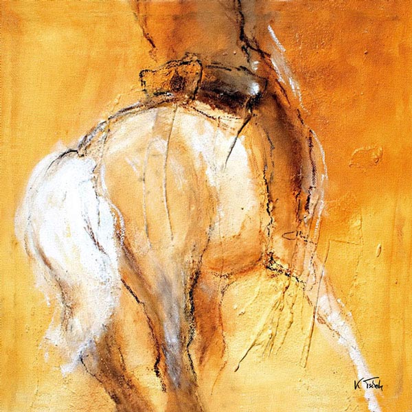 Pferd mit Reiter Gemälde