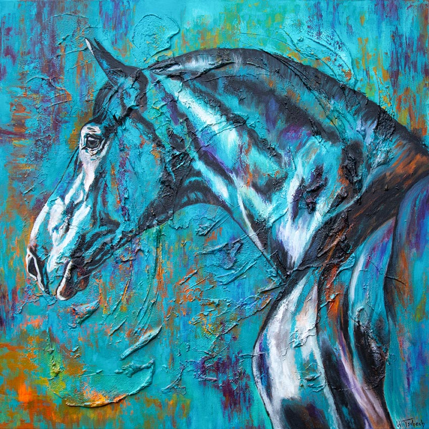 Moderne Kunst Pferd